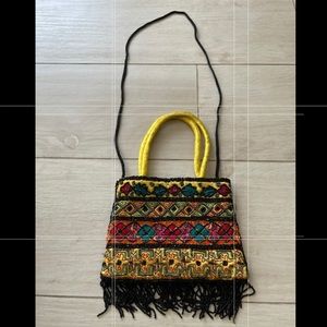 Hand beaded handbag